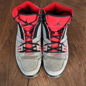 Air Jordan 1 Flight Stealth Challenge Infrared Grey sz 13